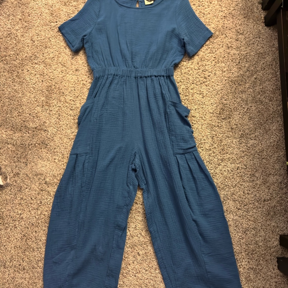 Blue Buttercup Women's Gauze Jumpsuit